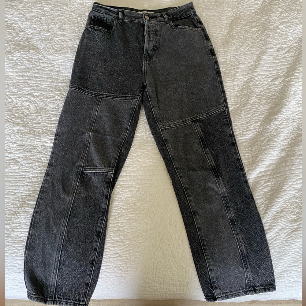Pacsun grey/black straight jeans